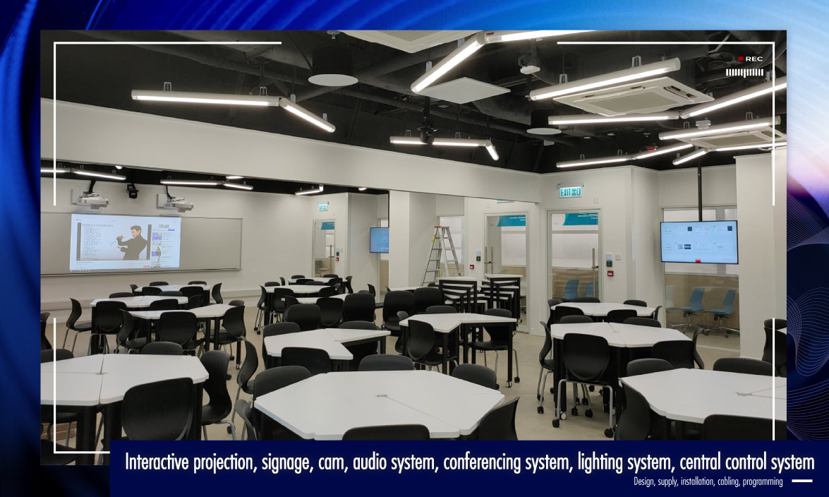 Interactive classroom, 2/F, Chai Wan IVE, SHAPE, VTC banner 